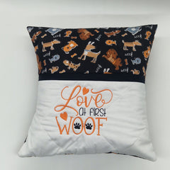 Reading Cushion - Love At First Woof