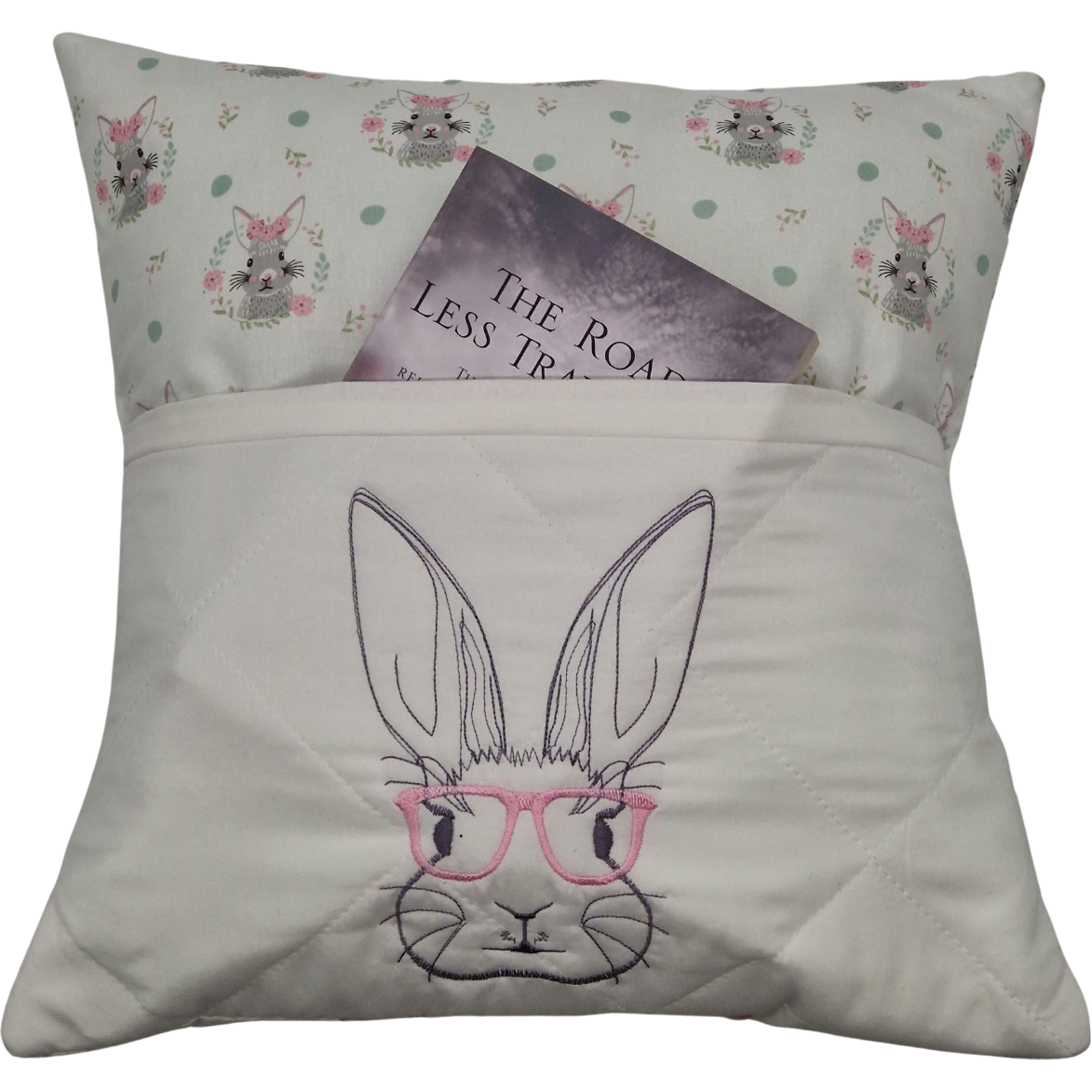 Book Cushion - Hare Reading II