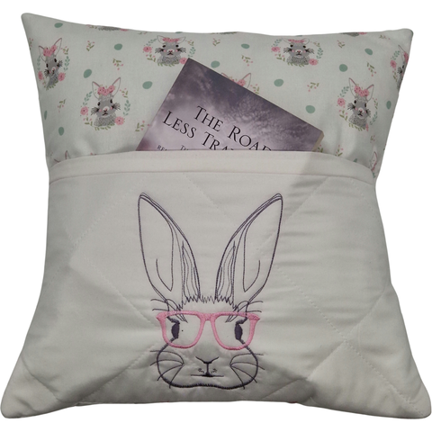 Book Cushion - Hare Reading II