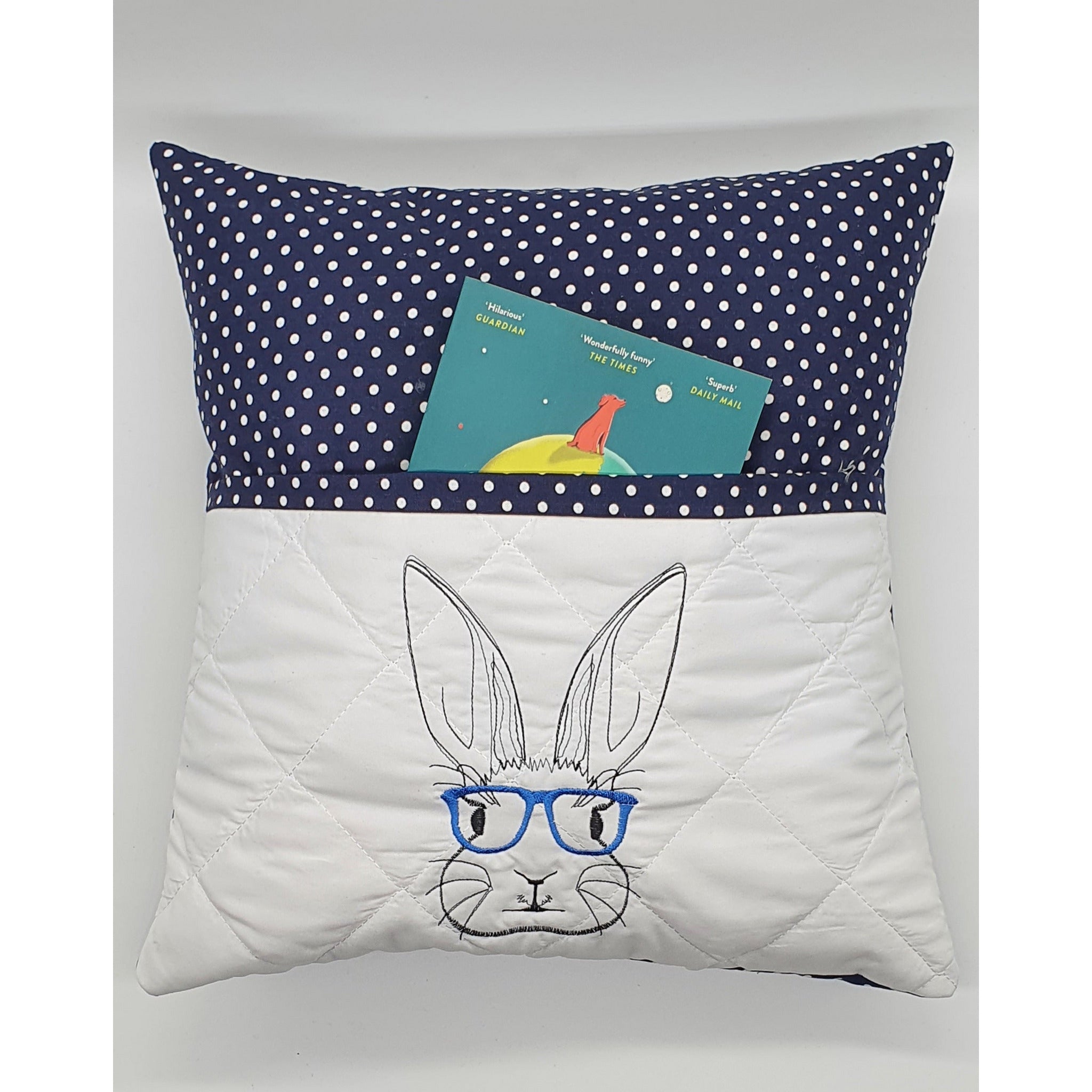 Book Cushion - Hare Reading
