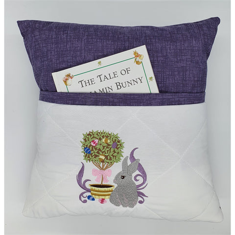 Reading Cushion - Rabbit Tree Purple