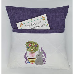 Reading Cushion - Rabbit Tree Purple