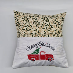 Reading Cushion - Merry Christmas Truck and Tree II
