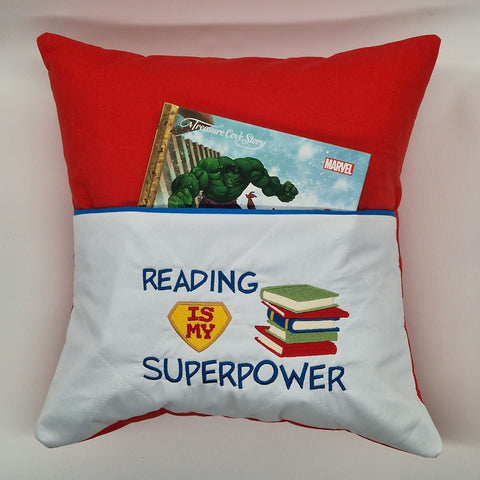 Reading Cushion - Reading Is My Superpower I