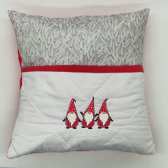 Reading Cushion - Christmas Gnomes