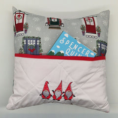 Reading Cushion - Christmas Gnomes 2