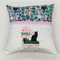 Reading Cushion - Cat Lovers 2