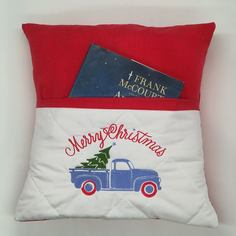 Reading Cushion - Merry Christmas Truck and Tree III