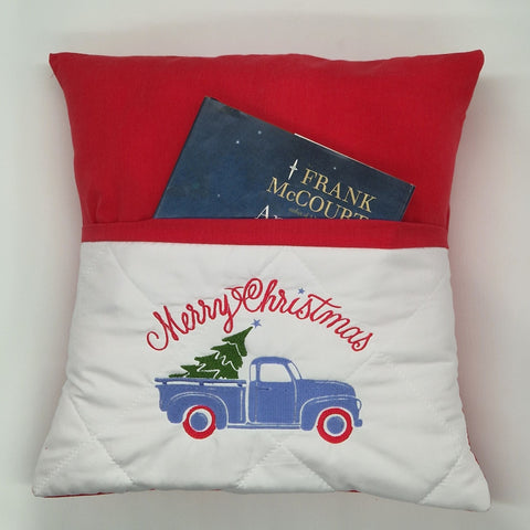 Reading Cushion - Merry Christmas Truck and Tree II