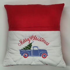 Reading Cushion - Merry Christmas Truck and Tree III