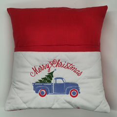 Reading Cushion - Merry Christmas Truck and Tree II