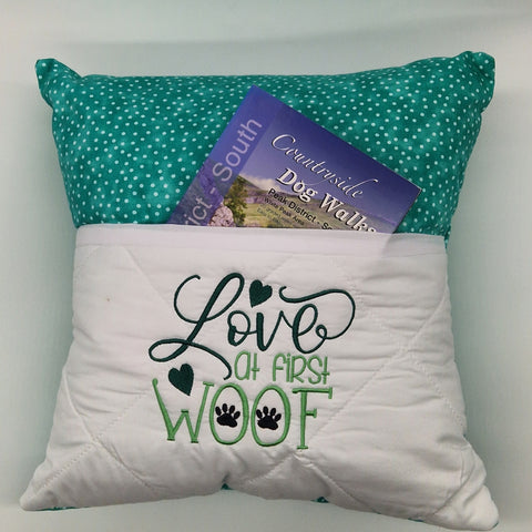 Reading Cushion - Love At First Woof II