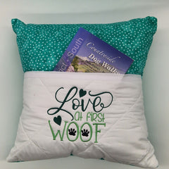 Reading Cushion - Love At First Woof II