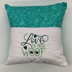 Reading Cushion - Love At First Woof II