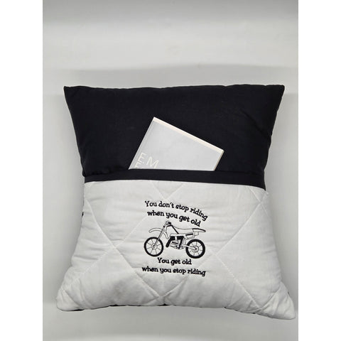 Reading Cushion - Motor Bike Riding