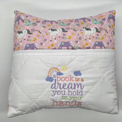 Reading Cushion - Unicorns And Dreams