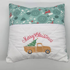 Reading Cushion - Merry Christmas Truck and Tree II