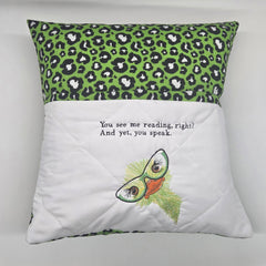 Reading Cushion - You See Me Reading And Yet You Speak IV
