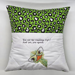 Reading Cushion - You See Me Reading And Yet You Speak IV