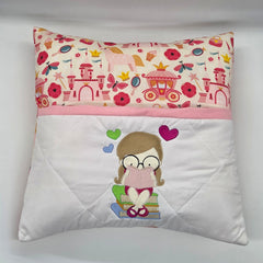 Reading Cushion - Little Girl Reading