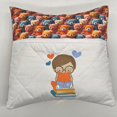 Reading Cushion - Little Boy Reading