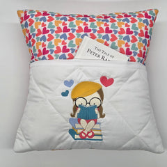 Reading Cushion - Little Girl Reading II