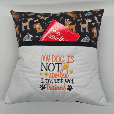 Reading Cushion - Spoiled Dog II
