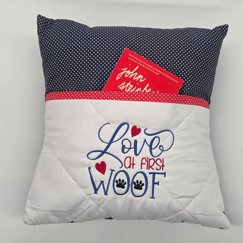 Reading Cushion - Love At First Woof