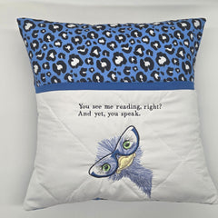 Reading Cushion - You See Me Reading And Yet You Speak IV