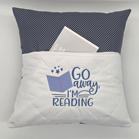 Reading Cushion - Go Away I'm Reading