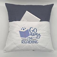 Reading Cushion - Go Away I'm Reading