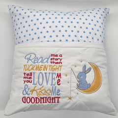 Reading Cushion - Read Me A Story Rabbit Fishing