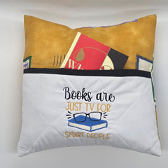 Reading Cushion - Books Are Just TV For Smart People