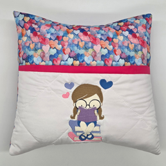 Reading Cushion - Little Girl Reading