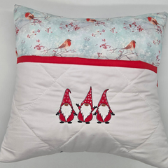 Reading Cushion - Christmas Gnomes