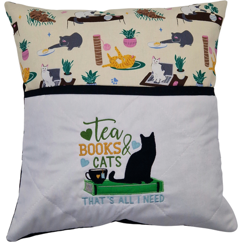 Reading Cushion - Cat Lovers 1