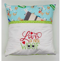 Reading Cushion - Love At First Woof