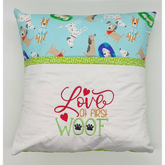 Reading Cushion - Love At First Woof