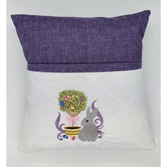 Reading Cushion - Rabbit Tree Purple